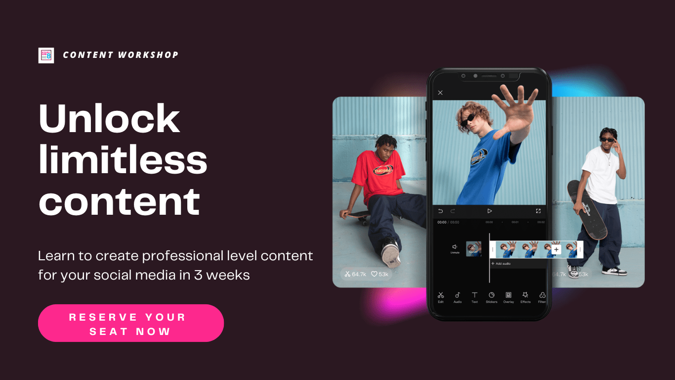 learn how to create reels. learn how to create tiktoks